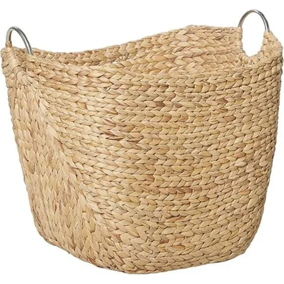 79 Seagrass Handmade Decorative and Functional Storage Basket Large Woven Basket